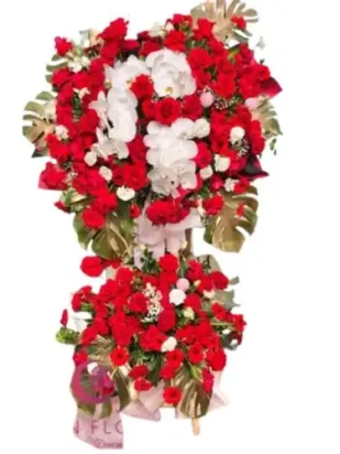 kệ hoa chúc mừng khởi nghiệp hồng phát