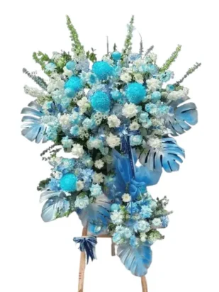 kệ hoa khai trương bạch ngọc vạn phát