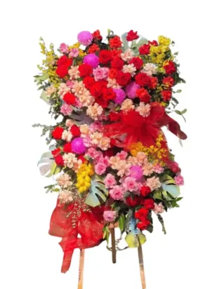 kệ hoa chúc mừng bứt phá thịnh vượng