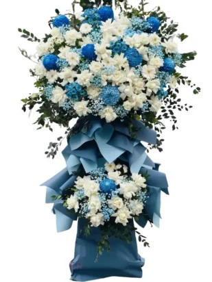 Kệ hoa khai truong kết nối vinh quang