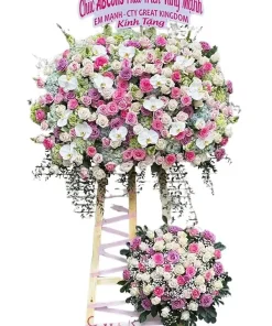 kệ hoa chúc mừng hưng thịnh trường tồn
