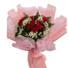 BÓ HOA HỒNG ĐỎ CỰC XINH: TẶNG NÀNG NGỌT NGÀO - GIAO NHANH - LNHB430 1 bó hoa hồng đỏ cực xinh