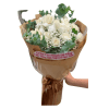 BÓ HOA HỒNG TRẮNG GỬI NGƯỜI THƯƠNG: MÓN QUÀ LÃNG MẠN & BẤT NGỜ - LNHB530 2 bó hoa hồng trắng gữi người thương