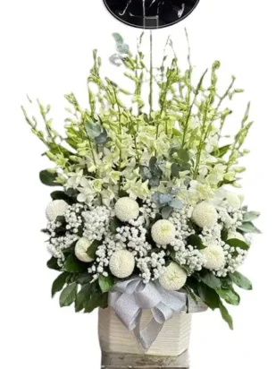 giỏ hoa viếng đám tang lễ