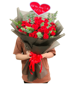 Bó Hoa Hồng Trao Gửi Yêu Thương Ngọt Ngào
