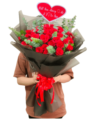 Bó Hoa Hồng Trao Gửi Yêu Thương Ngọt Ngào