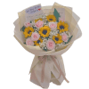 BÓ HOA HỒNG KEM VÀ HOA HƯỚNG DƯƠNG - TƯƠI THẮM GIAO NHANH!-LNHB580 2 bó hoa hồng kem và hoa hướng dương