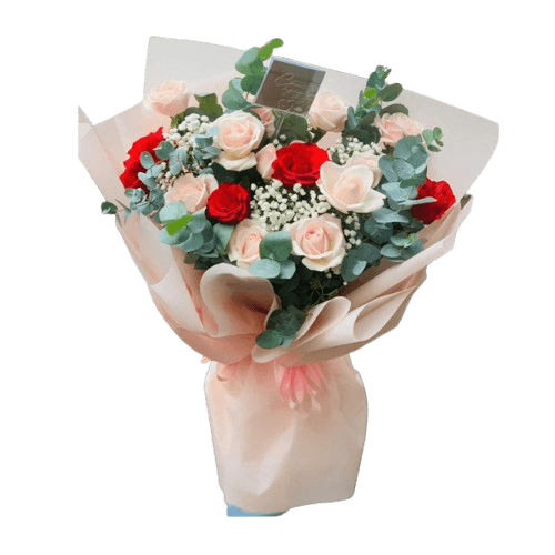 800-660 bó hoa hồng gắn kết