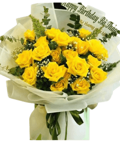 bó hoa hồng cam tinh tế