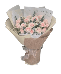 bó hoa hồng kem say đắm