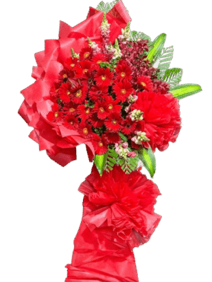 kệ hoa chúc mừng ngập tràn may mắn