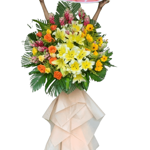 90-860 kệ hoa khai trương vạn sự hồng phát