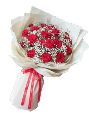 Bó Hoa Hồng Đỏ Đam Mê