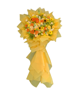 kệ hoa khai trương lộc vàng may mắn