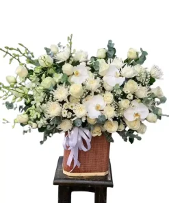 giỏ hoa viếng kính viếng hương hồn