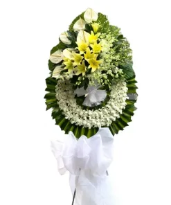 kệ hoa viếng về với cõi vĩnh hằng