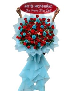 kệ hoa khai trương khát vọng thành công