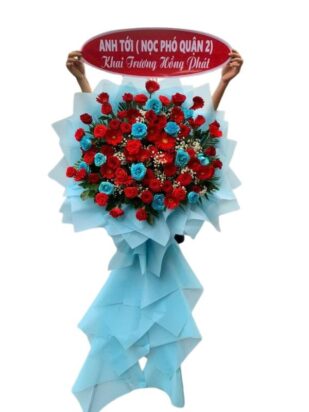 kệ hoa khai trương khát vọng thành công