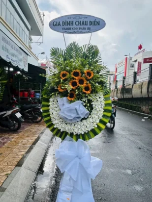 Kệ hoa viếng kính điếu người hiền