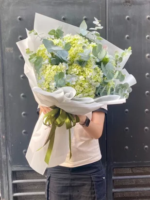 bó hoa cẩm tú cầu đẹp ngỡ ngàng