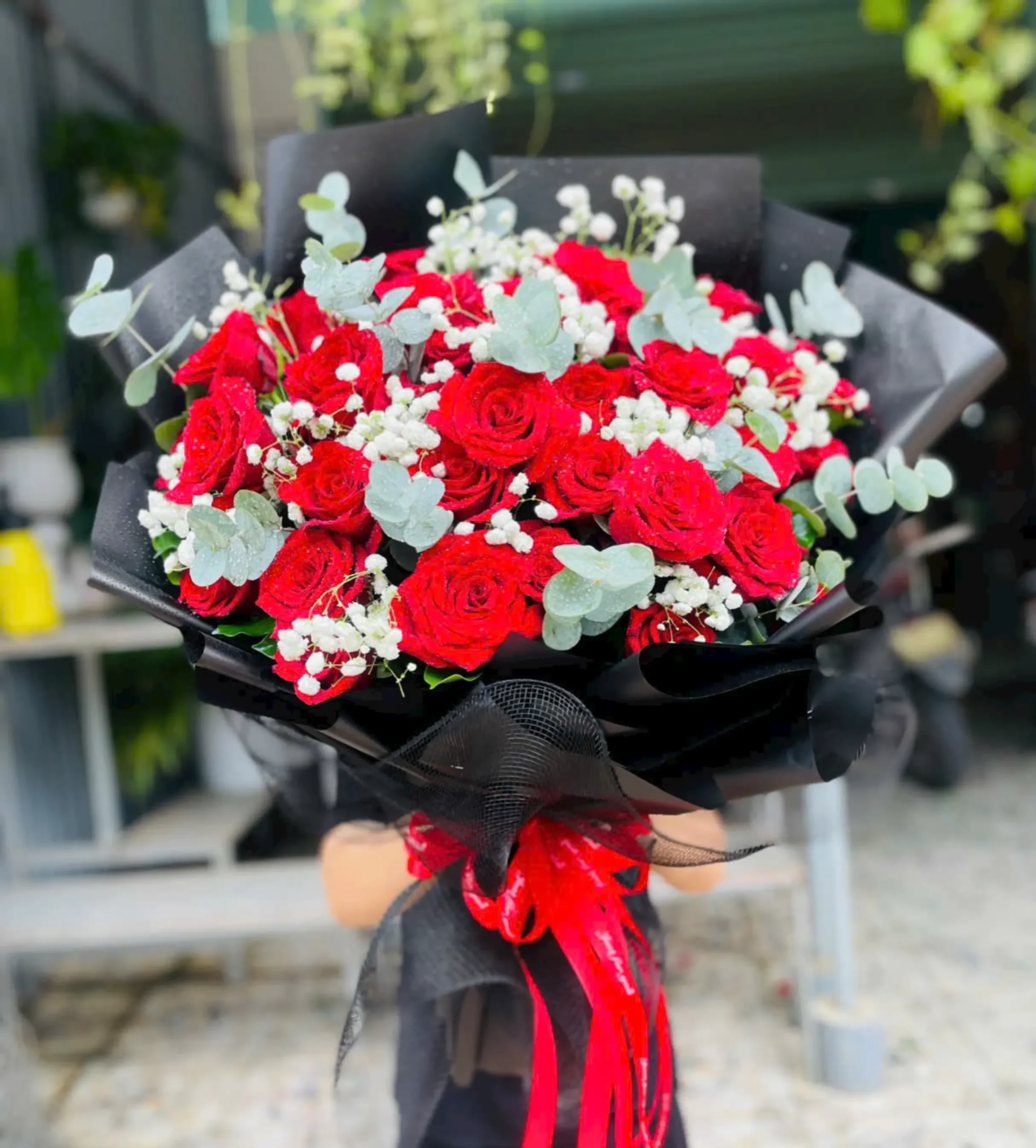 BO-HOA-HONG-DA-TIEC-SAC-HONG bó hoa hồng dạ tiệc sắc hồng