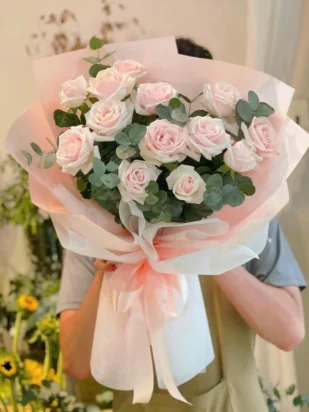 Bó Hoa Hồng Hương Sắc Vương Giả