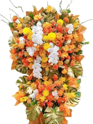 Kệ hoa Khai Trương Hưng Gia Vượng Khí