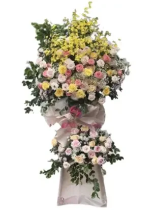 kệ hoa chúc mừng thịnh vượng như ý