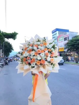 kệ hoa khai trương lộc về như nước