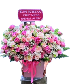 giỏ hoa đắm say