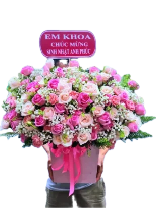 giỏ hoa đắm say