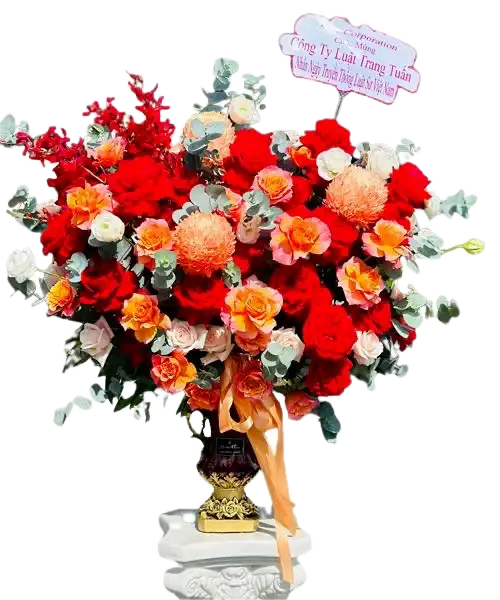 2500 ĐƯỢC XÓA NỀN giỏ hoa cao cấp