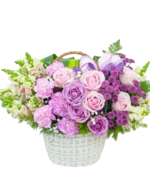 500 (10) ĐƯỢC XÓA NỀN giỏ hoa hẹn ước