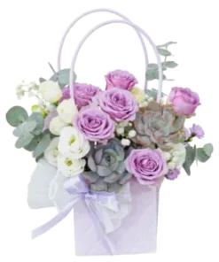 giỏ hoa dấu yêu