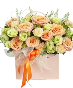 Giỏ hoa nắng ấm áp