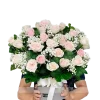 giỏ hoa tình yêu nhẹ nhàng