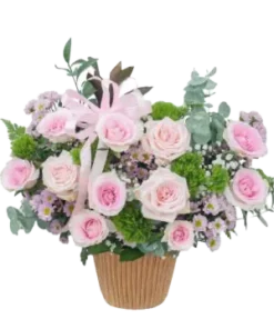 Giỏ Hoa lời yêu thầm lặng