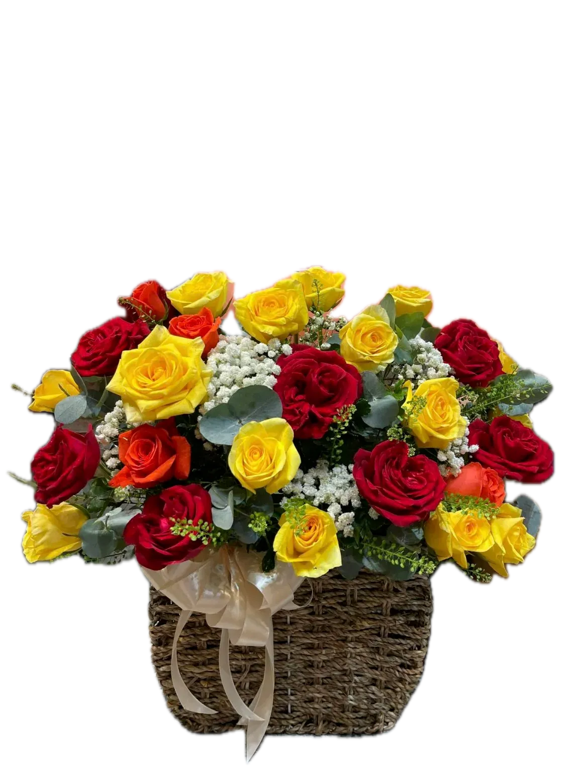 501 ĐƯỢC XÓA NỀN giỏ hoa bên em