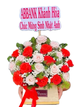 giỏ hoa ngọt ngào trao gữi