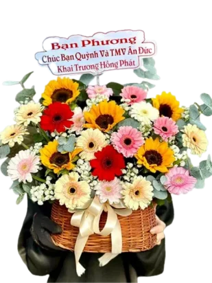 giỏ hoa hẹn ước