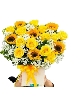 Giỏ hoa lời tỏ tình