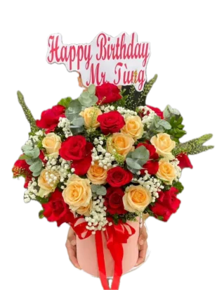 giỏ hoa trọn vẹn