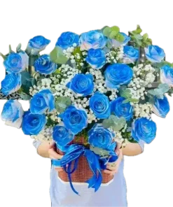 giỏ hoa nghĩa tình đậm sâu