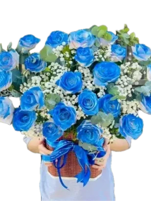 giỏ hoa nghĩa tình đậm sâu