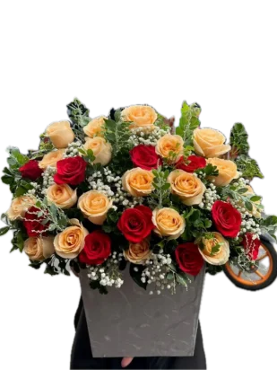 giỏ hoa vẹn toàn