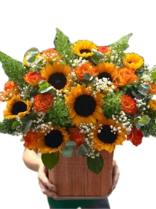 giỏ hoa nhớ mãi không quên