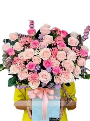 giỏ hoa ký ức ngọt ngào