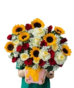 giỏ hoa khoảnh khắc bình yên