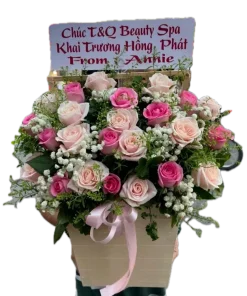 giỏ hoa nụ cười của anh