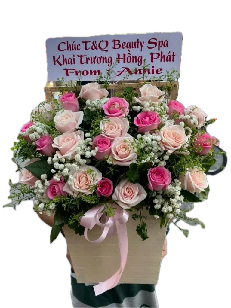 702 ĐƯỢC XÓA NỀN giỏ hoa nụ cười của anh